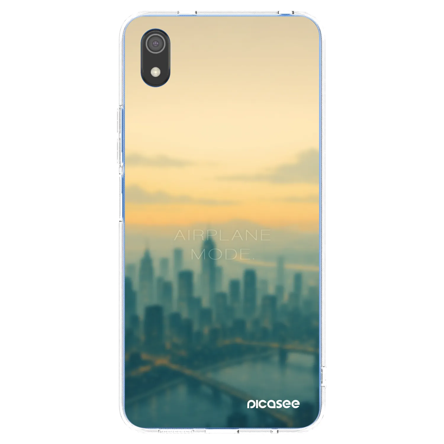 Picasee silikonový průhledný obal pro Xiaomi Redmi 7A - Airplane mode