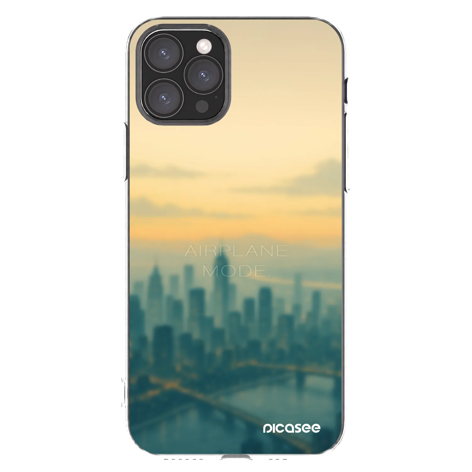 Picasee silikonový průhledný obal pro Apple iPhone 11 Pro - Airplane mode