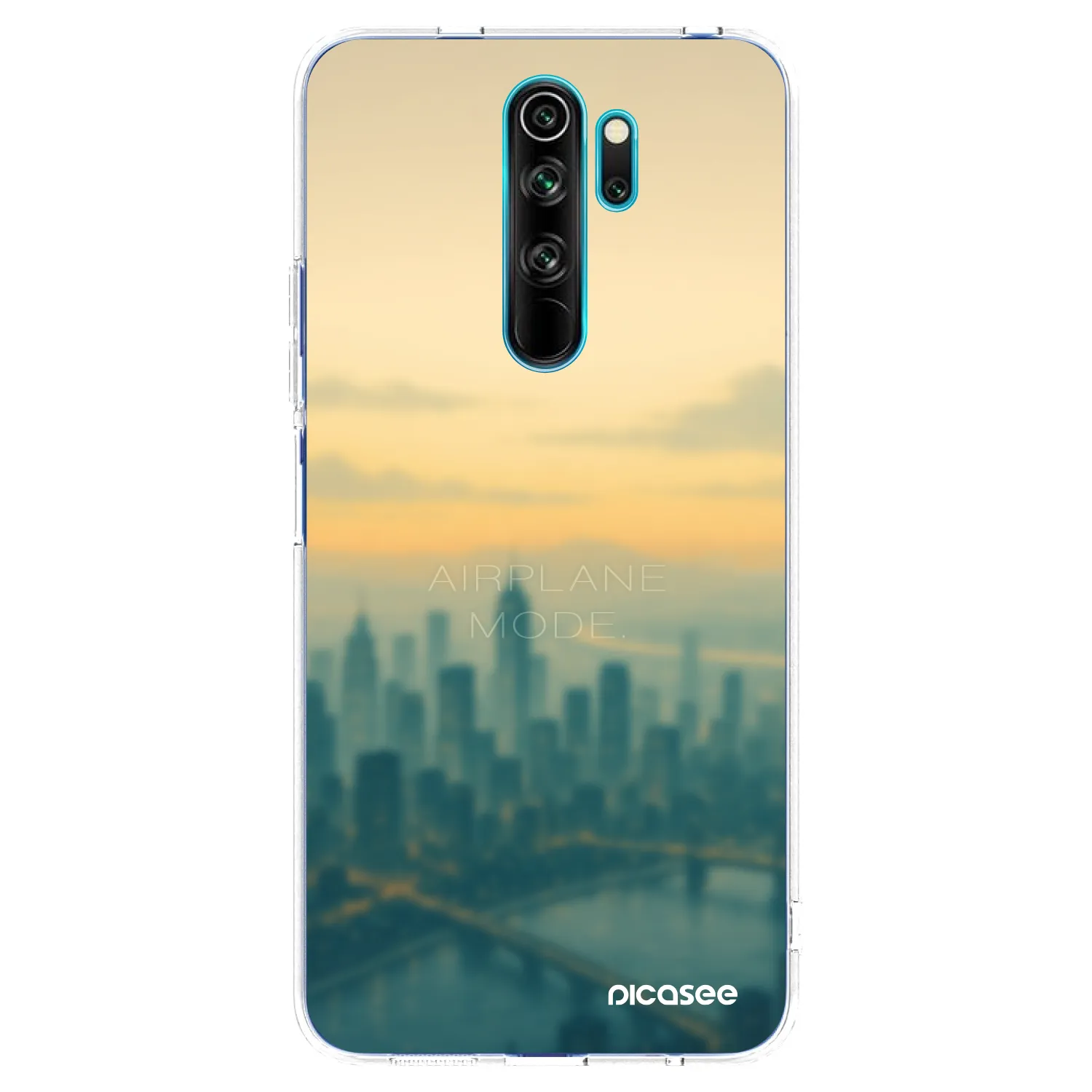 Picasee silikonový průhledný obal pro Xiaomi Redmi Note 8 Pro - Airplane mode
