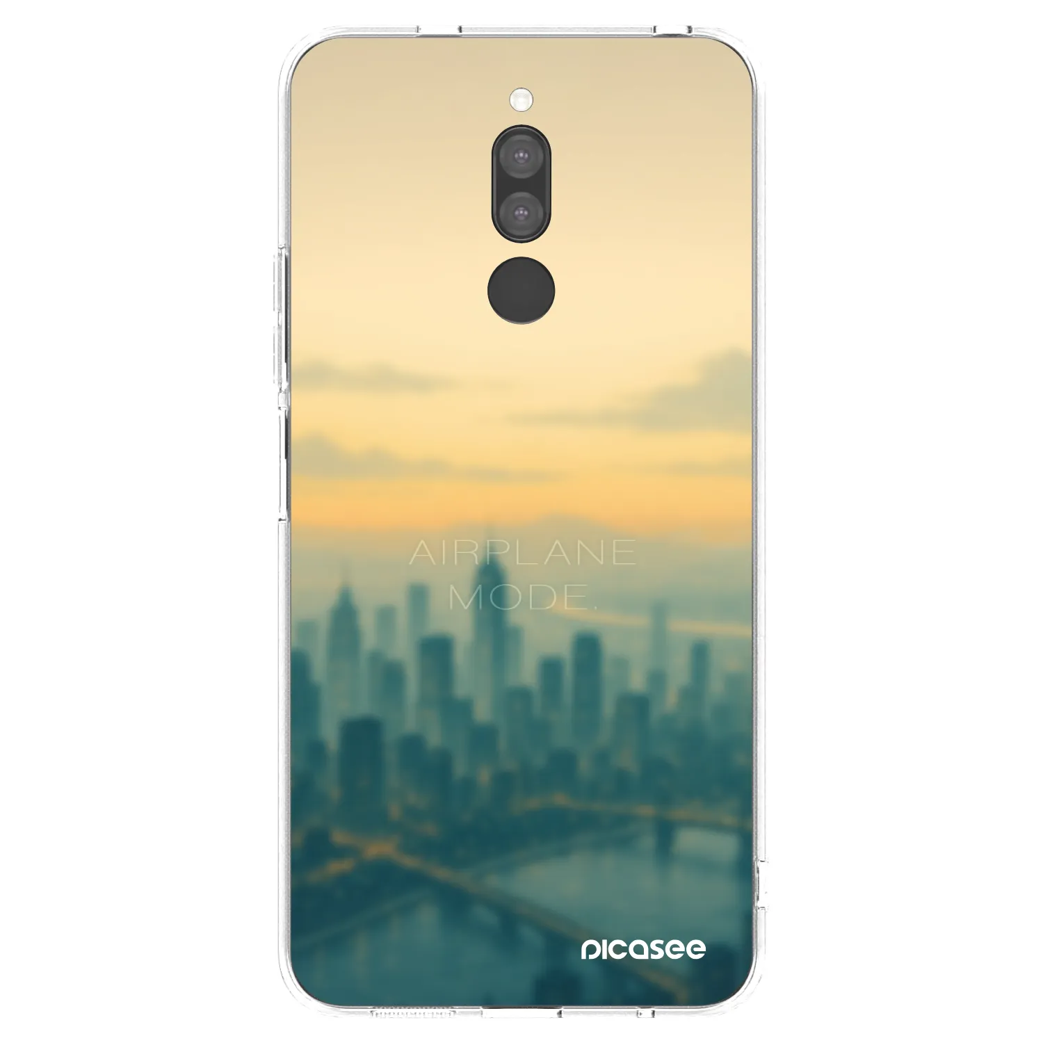 Picasee silikonový průhledný obal pro Xiaomi Redmi 8 - Airplane mode