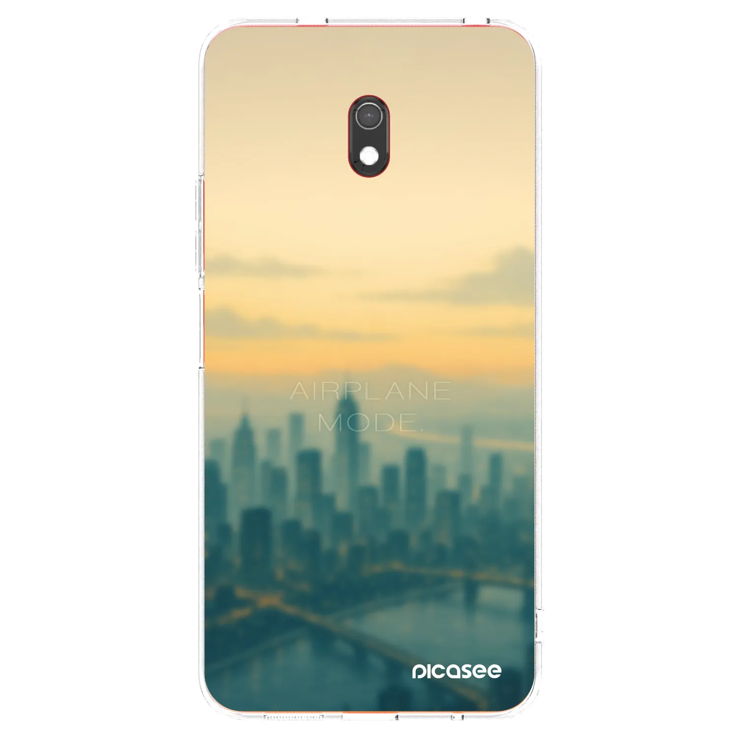 Picasee silikonový průhledný obal pro Xiaomi Redmi 8A - Airplane mode