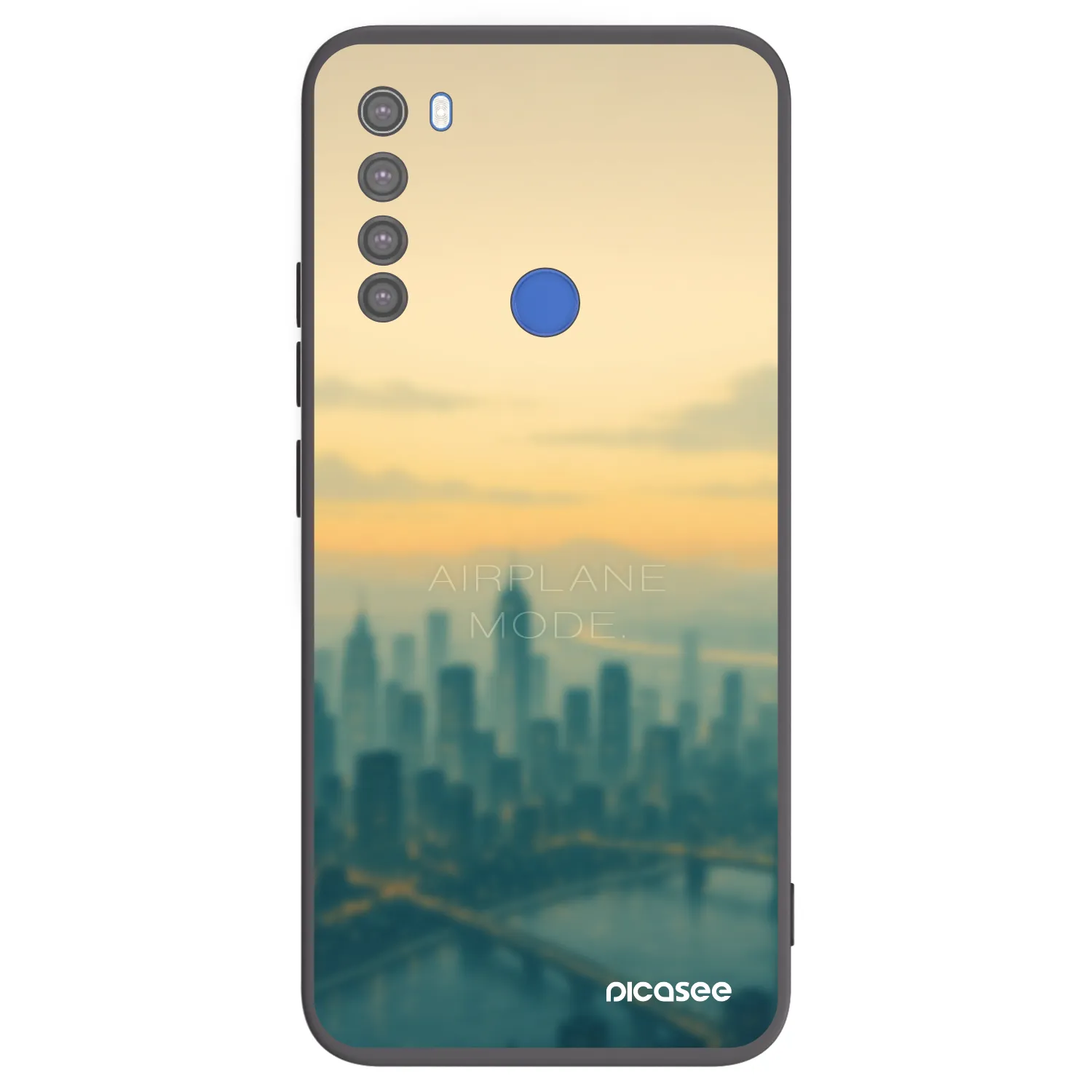 Picasee silikonový černý obal pro Xiaomi Redmi Note 8T - Airplane mode