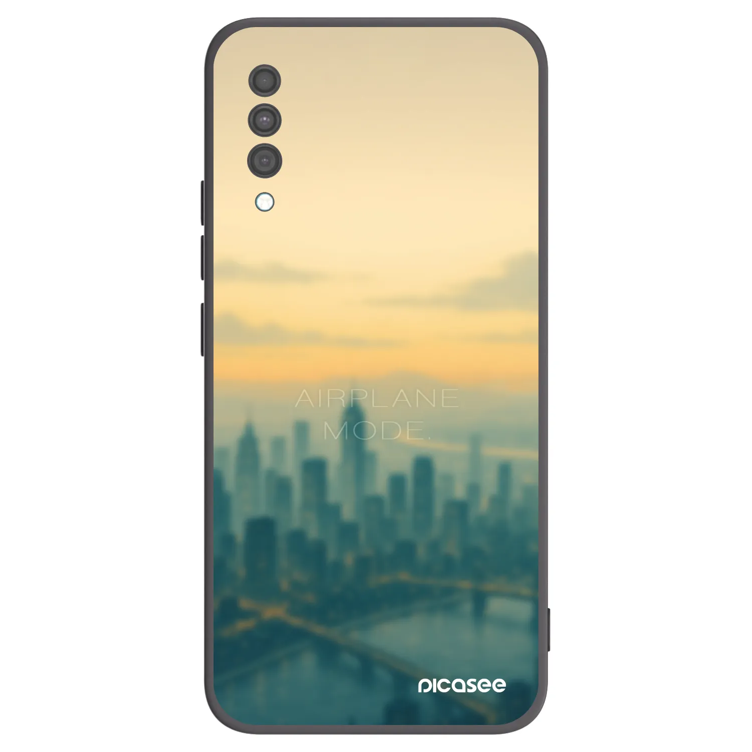 Picasee silikonový černý obal pro Samsung Galaxy A30s A307F - Airplane mode