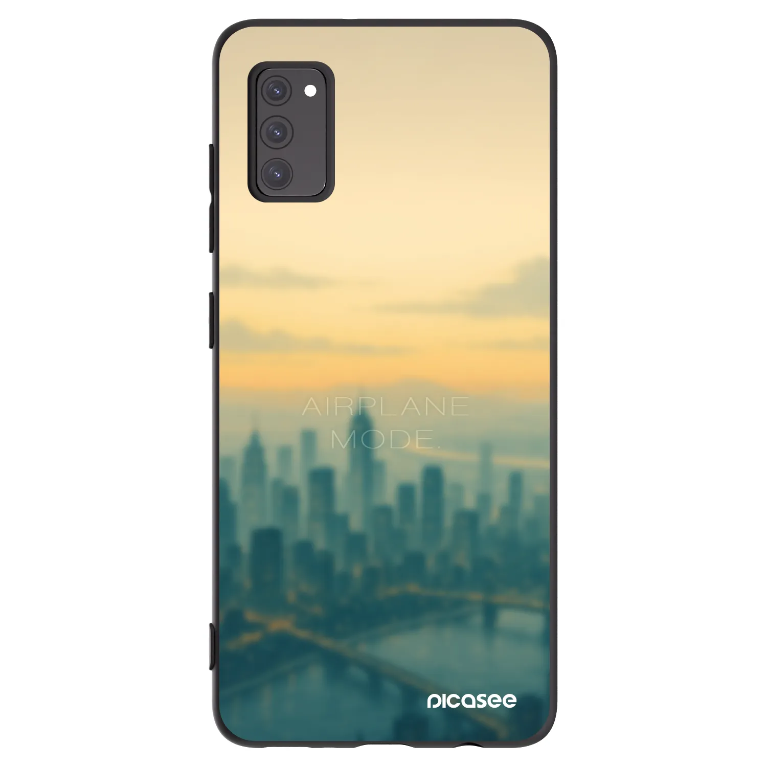 Picasee silikonový černý obal pro Samsung Galaxy A41 A415F - Airplane mode