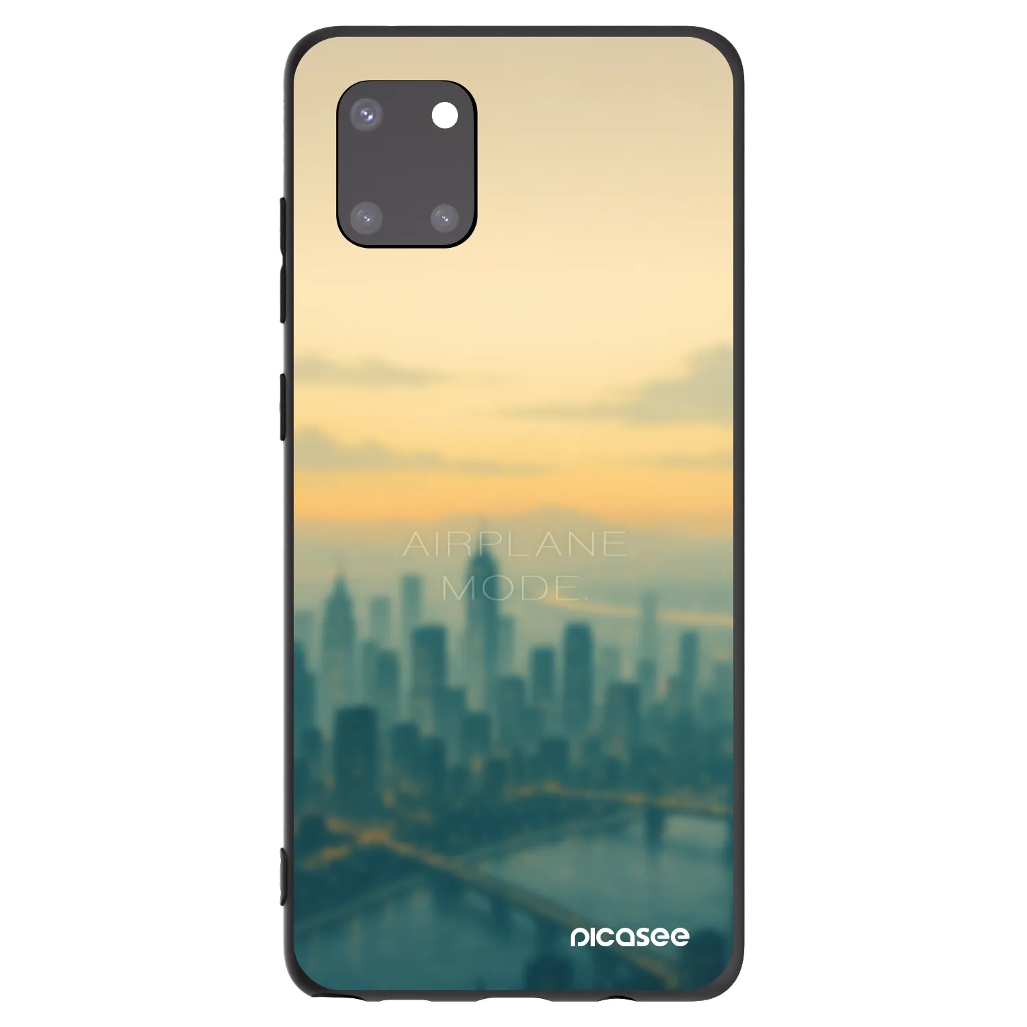 Picasee silikonový černý obal pro Samsung Galaxy Note 10 Lite N770F - Airplane mode