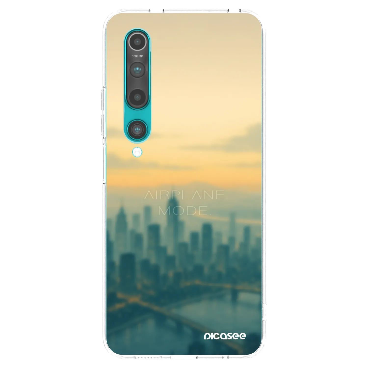 Picasee silikonový průhledný obal pro Xiaomi Mi 10 - Airplane mode