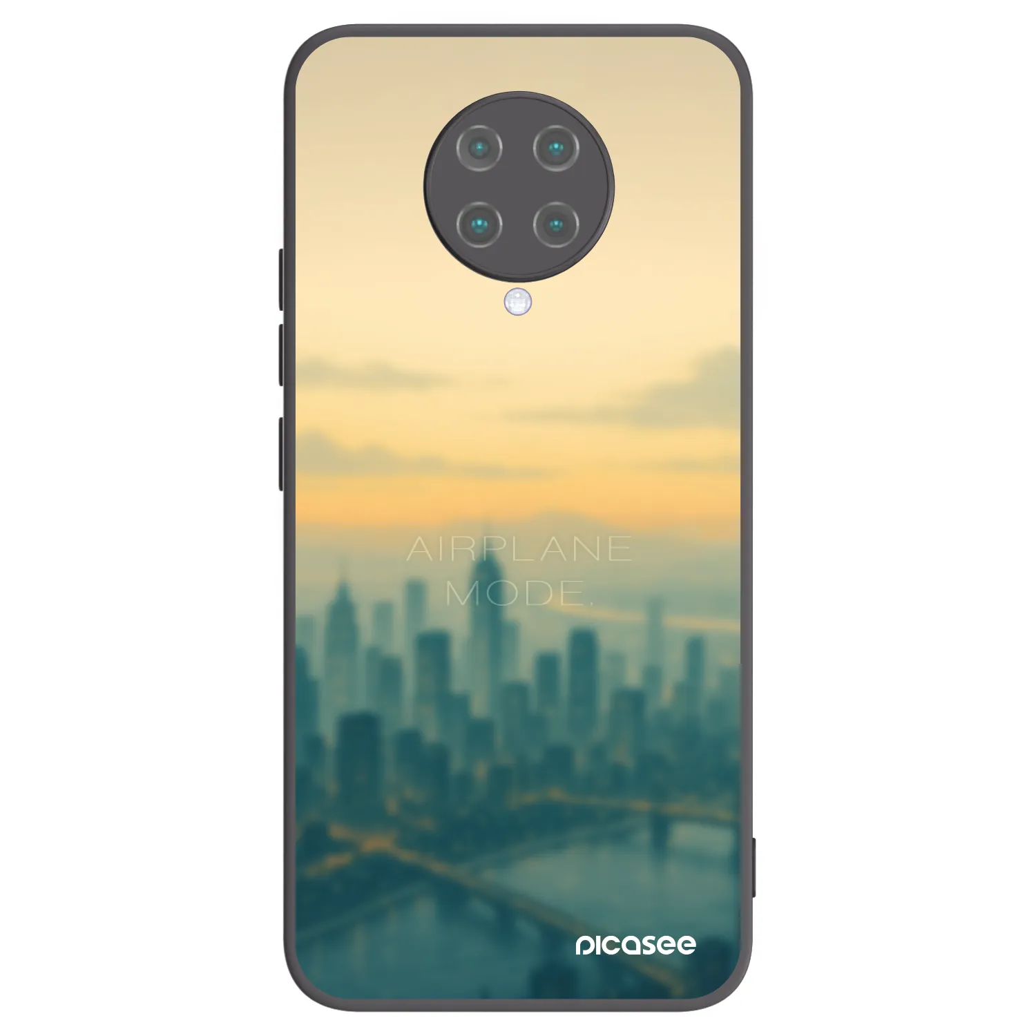Picasee silikonový černý obal pro Xiaomi Poco F2 Pro - Airplane mode