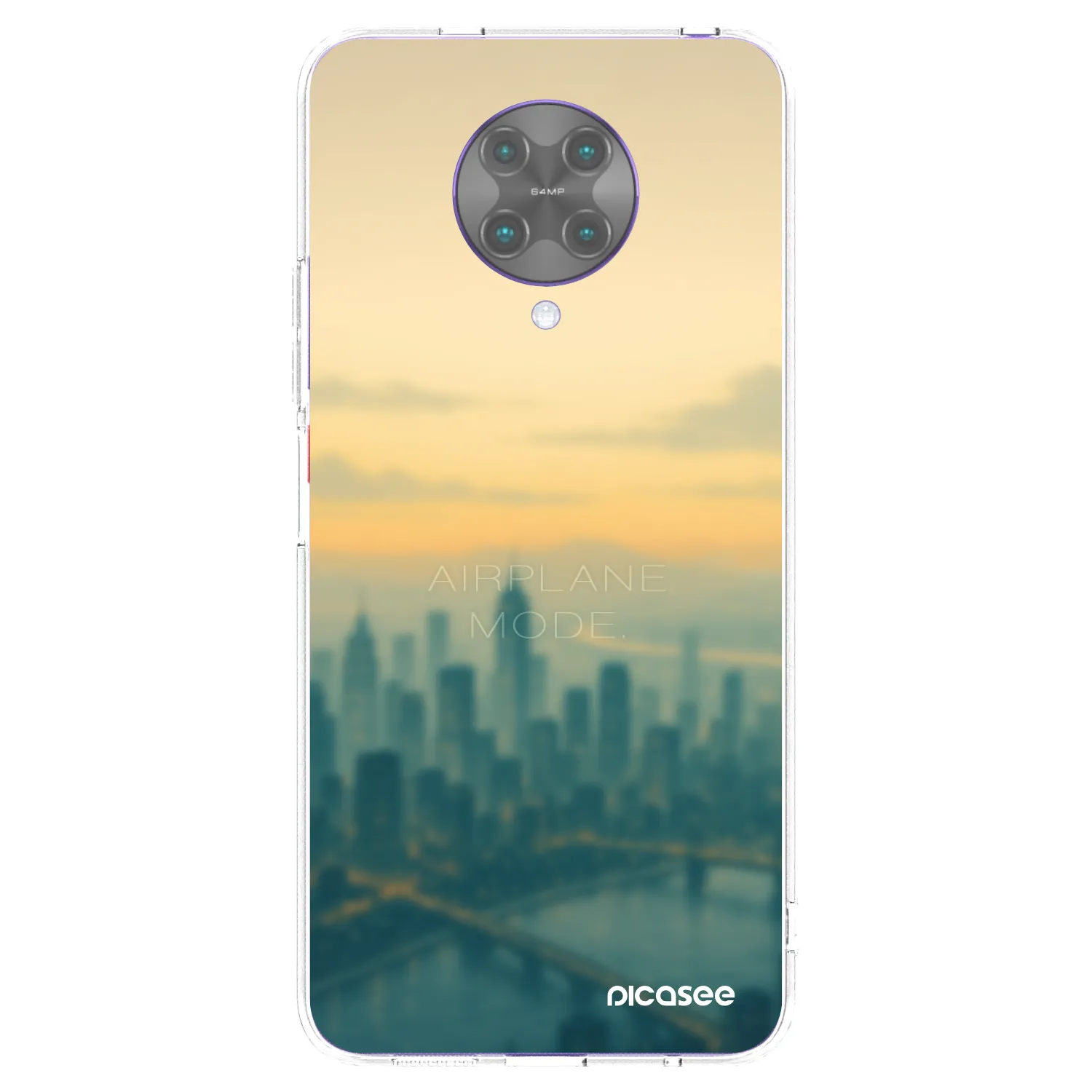 Picasee silikonový průhledný obal pro Xiaomi Poco F2 Pro - Airplane mode