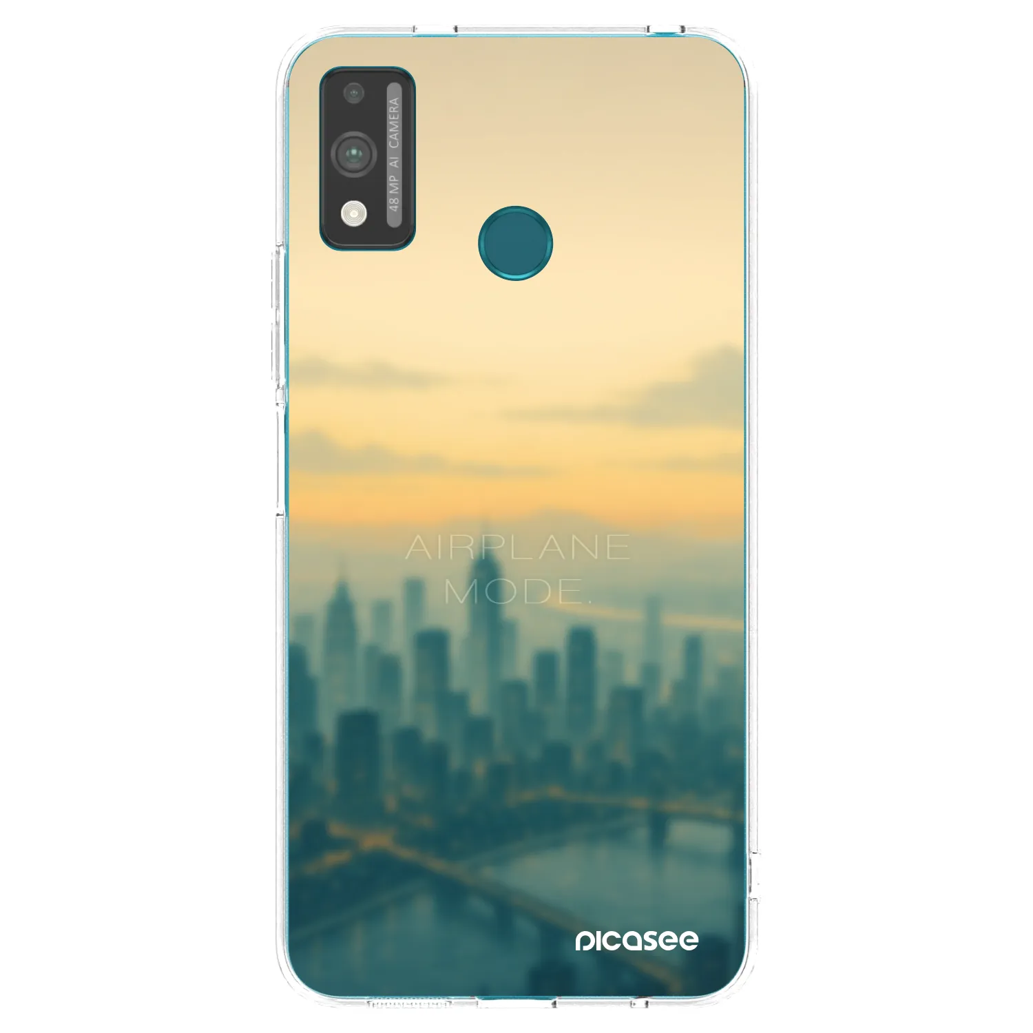 Picasee silikonový průhledný obal pro Honor 9X Lite - Airplane mode