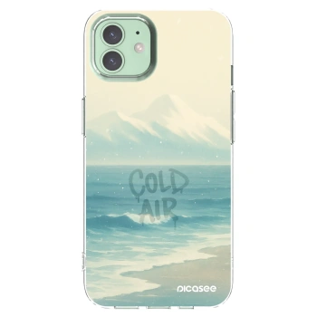 Picasee silikonový průhledný obal pro Apple iPhone 12 - COLD AIR