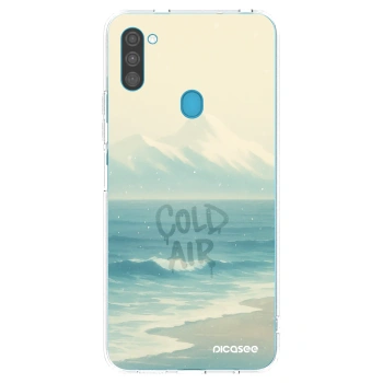 Picasee silikonový průhledný obal pro Samsung Galaxy M11 - COLD AIR