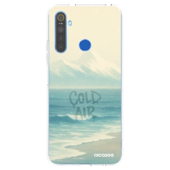 Picasee silikonový průhledný obal pro Realme 5 - COLD AIR