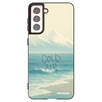 Picasee silikonový černý obal pro Samsung Galaxy S21 5G G991B - COLD AIR