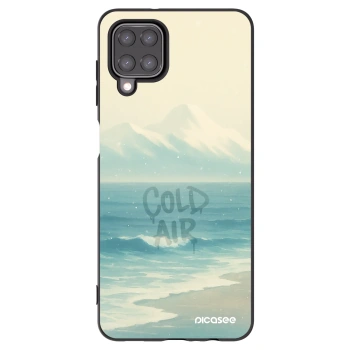 Picasee silikonový černý obal pro Samsung Galaxy A12 A125F - COLD AIR