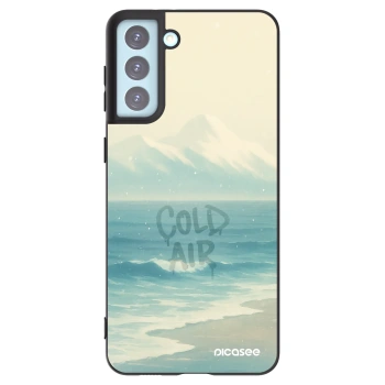 Picasee silikonový černý obal pro Samsung Galaxy S21+ 5G G996F - COLD AIR
