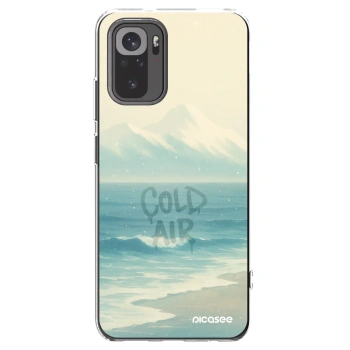 Picasee silikonový průhledný obal pro Xiaomi Redmi Note 10 - COLD AIR