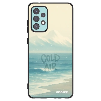 Picasee silikonový černý obal pro Samsung Galaxy A72 A725F - COLD AIR