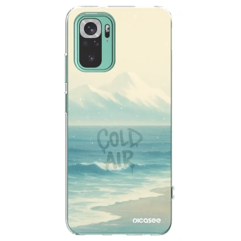 Picasee silikonový průhledný obal pro Xiaomi Redmi Note 10 Pro - COLD AIR