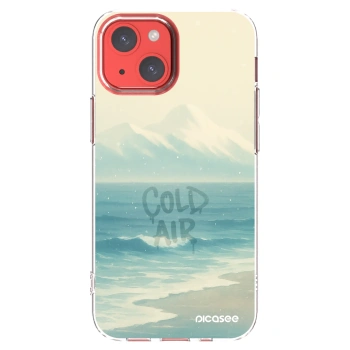 Picasee silikonový průhledný obal pro Apple iPhone 13 mini - COLD AIR