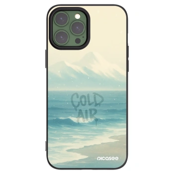 Picasee silikonový černý obal pro Apple iPhone 13 Pro Max - COLD AIR