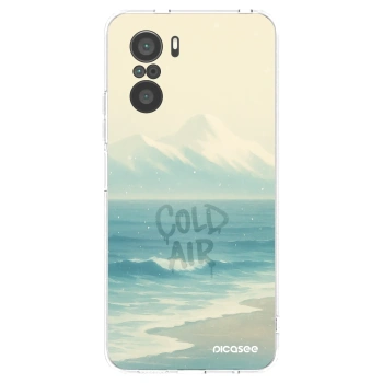 Picasee silikonový průhledný obal pro Xiaomi Poco F3 - COLD AIR