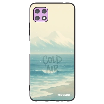Picasee silikonový černý obal pro Samsung Galaxy A22 A226B 5G - COLD AIR