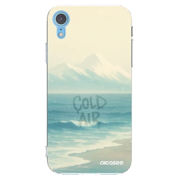 Picasee silikonový průhledný obal pro Apple iPhone XR - COLD AIR