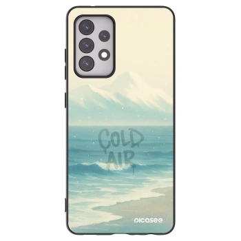 Picasee silikonový černý obal pro Samsung Galaxy A52s 5G A528B - COLD AIR