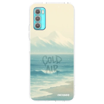 Picasee silikonový průhledný obal pro Motorola Moto G60 - COLD AIR
