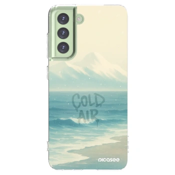 Picasee silikonový průhledný obal pro Samsung Galaxy S21 FE 5G - COLD AIR