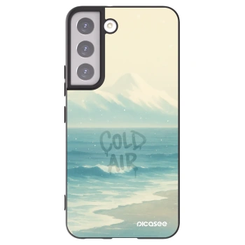 Picasee silikonový černý obal pro Samsung Galaxy S22 5G - COLD AIR