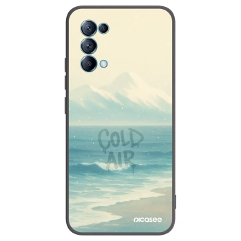 Picasee silikonový černý obal pro OPPO Reno 5 5G - COLD AIR