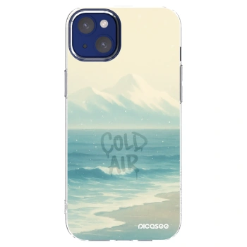 Picasee silikonový průhledný obal pro Apple iPhone 14 Plus - COLD AIR