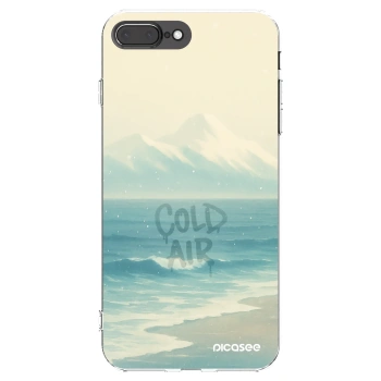 Picasee silikonový průhledný obal pro Apple iPhone 8 Plus - COLD AIR