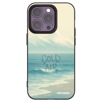 Picasee silikonový černý obal pro Apple iPhone 14 Pro - COLD AIR
