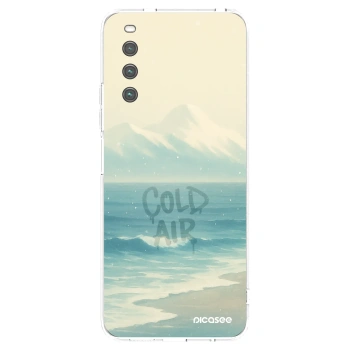 Picasee silikonový průhledný obal pro Sony Xperia 10 IV 5G - COLD AIR
