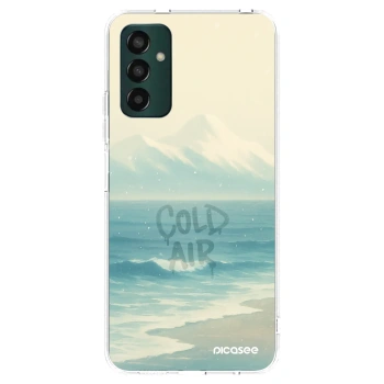 Picasee silikonový průhledný obal pro Samsung Galaxy M13 M135F - COLD AIR