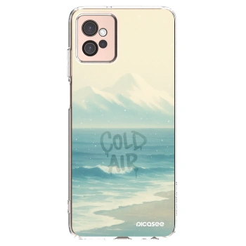 Picasee silikonový průhledný obal pro Motorola Moto G32 - COLD AIR