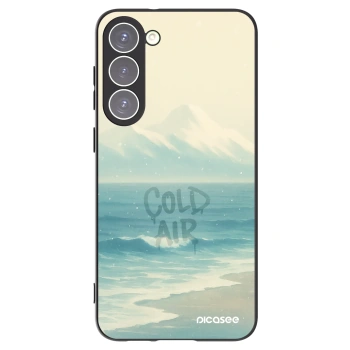Picasee silikonový černý obal pro Samsung Galaxy S23+ 5G - COLD AIR