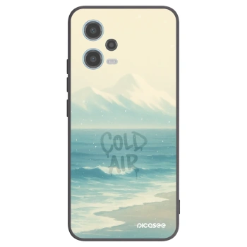 Picasee silikonový černý obal pro Xiaomi Redmi Note 12 5G - COLD AIR