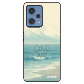 Picasee silikonový černý obal pro Xiaomi Redmi Note 12 Pro 5G - COLD AIR