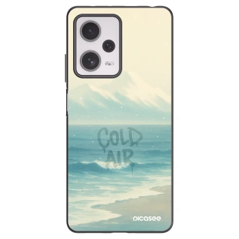 Picasee silikonový černý obal pro Xiaomi Redmi Note 12 Pro+ 5G - COLD AIR