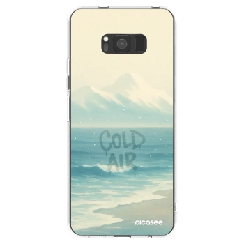 Picasee silikonový průhledný obal pro Samsung Galaxy S8 G950F - COLD AIR