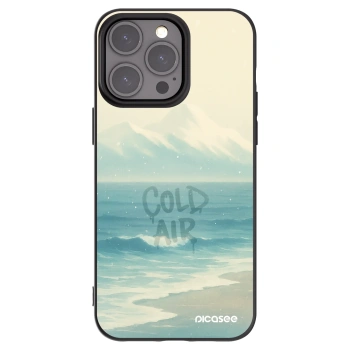 Picasee silikonový černý obal pro Apple iPhone 15 Pro Max - COLD AIR