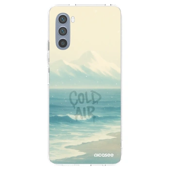 Picasee silikonový průhledný obal pro Motorola Moto G62 - COLD AIR