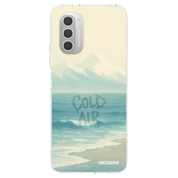 Picasee silikonový průhledný obal pro Motorola Moto G51 - COLD AIR