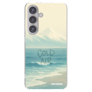 Picasee silikonový průhledný obal pro Samsung Galaxy S24 S921B 5G - COLD AIR