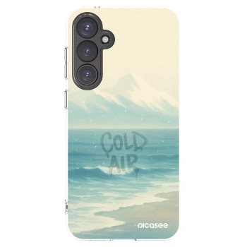Picasee silikonový průhledný obal pro Samsung Galaxy S23 FE S711B - COLD AIR