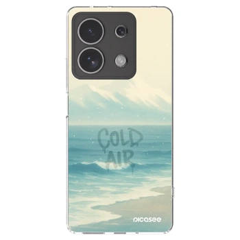 Picasee silikonový průhledný obal pro Xiaomi Redmi Note 13 4G - COLD AIR