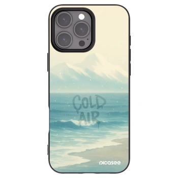 Picasee silikonový černý obal pro Apple iPhone 16 Pro Max - COLD AIR